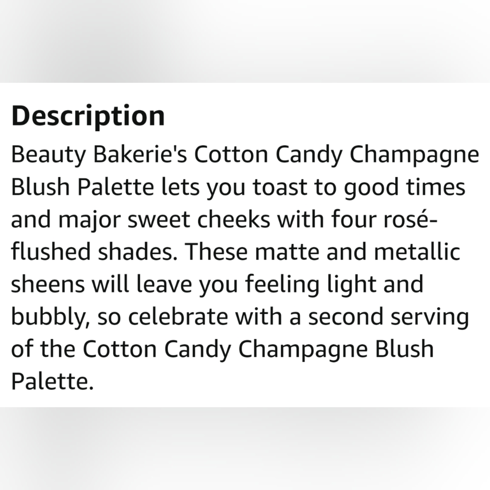 Beauty Bakerie Cotton Candy Champagne Blushlighter Palette - Picture 7 of 10